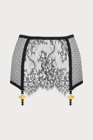 Inspiration Divine Mini Skirt with Suspenders