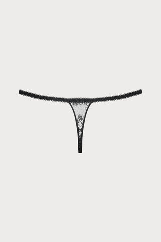 Maison Close Inspiration Divine Mini Thong Black