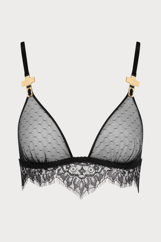 Inspiration Divine Openable Triangle Bra with cross detail - front
