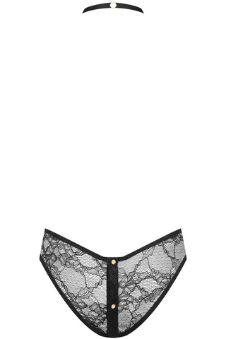 Maison Close Jeux Magnétiques Openable Black Lace Harness Brief
