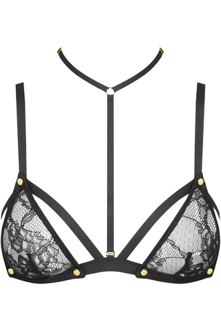 Maison Close Jeux Magnétiques Black Openable Triangle Bra