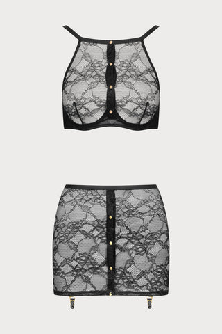 Maison Close Jeux Magnétiques Wire Bra & Skirt Black