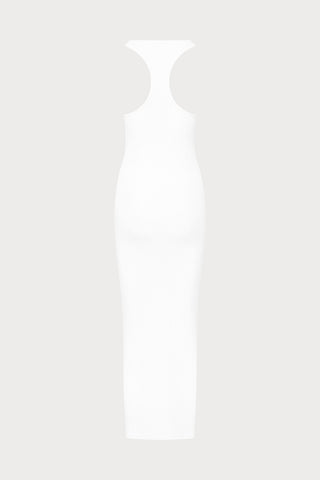 La Femme Amazone Long Dress White