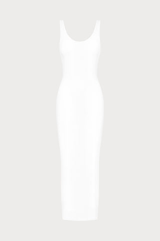 La Femme Amazone Long Dress White