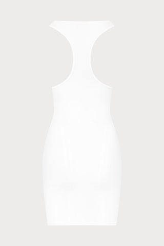 La Femme Amazone Short Dress White
