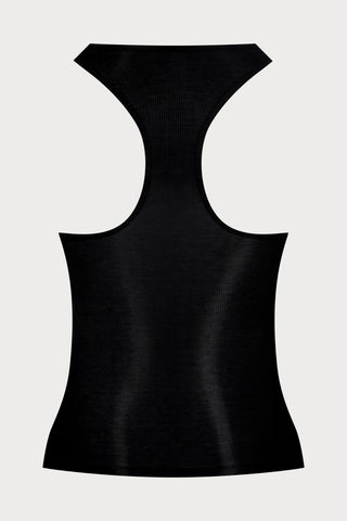 La Femme Amazone Tank Top Black, Size XS (UK 4-6)