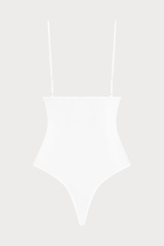 La Femme Amazone Thong Body White