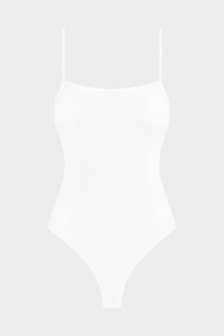 La Femme Amazone Thong Body White