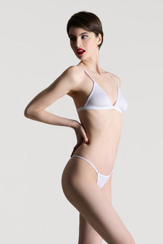Maison Close La Femme Amazone Mini Thong White