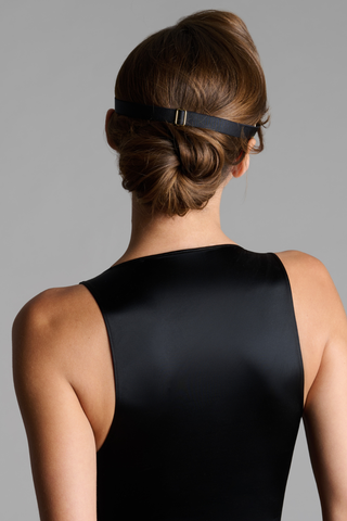 Maison Close L'Anonyme Black Velvet Mask - Naughty Knickers