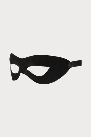 Maison Close L'Anonyme Black Velvet Mask - Naughty Knickers