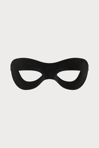 Maison Close L'Anonyme Black Velvet Mask - Naughty Knickers