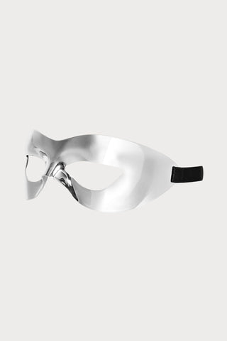 Maison Close L'Anonyme Silver Mirror Mask - Naughty Knickers