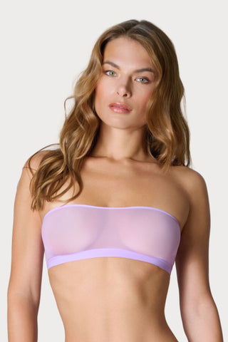 Maison Close Double Sens Pastel Bandeau Bra Lavender