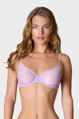 Maison Close Double Sens Pastel Balconette Bra Lavender