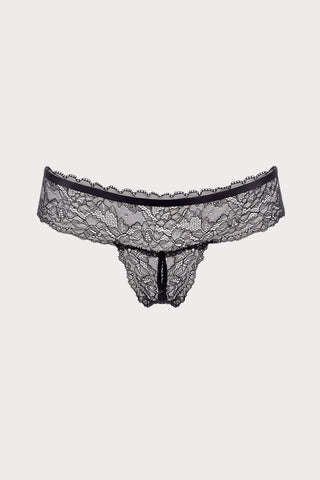 Maison Close Le Petit Secret Dentelle Lace Openable Tanga Thong