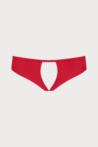 Le Petit Secret Open Brief in Red