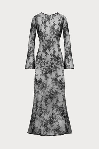 Le Vestiaire 030 - Long Lace Backless Dress