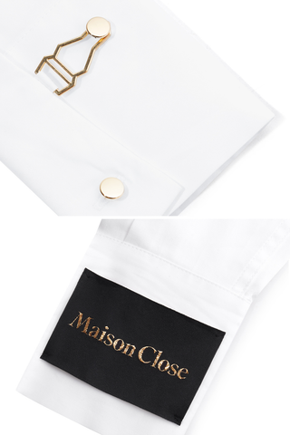 Maison Close Le Vestiaire Cotton Shirt White