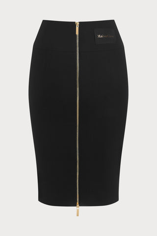 Le Vestiaire Wool Pencil Skirt with Zips