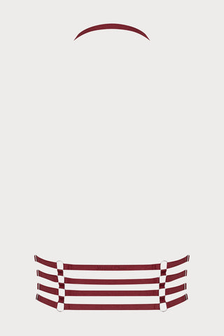 Maison Close Les Fétiches Burgundy Harness - Naughty Knickers