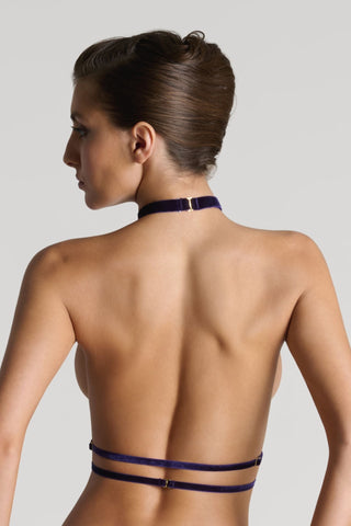 Maison Close Les Fétiches Purple Velvet Harness