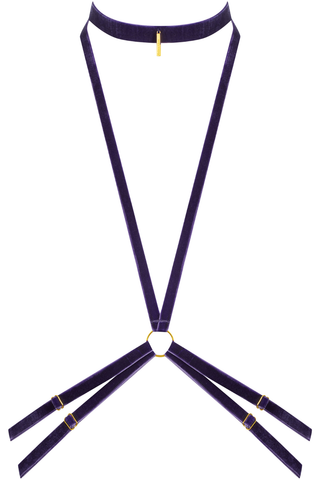 Maison Close Les Fétiches Purple Velvet Harness