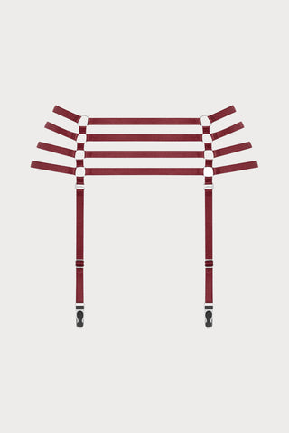 Maison Close Les Fétiches Burgundy Garter Belt - Naughty Knickers