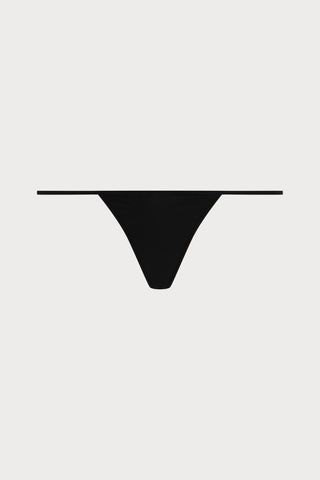 Maison Close Les Invisibles Micro Thong - Black - Naughty Knickers