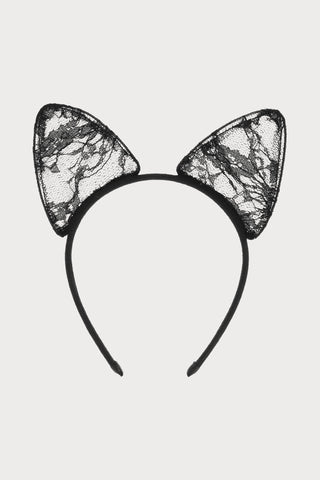Maison Close Les Romantiques Lace Cat Head Band - Naughty Knickers