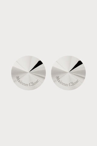 Maison Close Les Fétiches Nipple Pasties Silver - Naughty Knickers