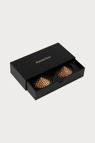 Maison Close Gold Rhinestone Nipple Pasties - Naughty Knickers