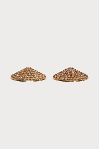 Maison Close Gold Rhinestone Nipple Pasties - Naughty Knickers