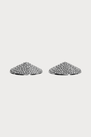 Maison Close Silver Rhinestone Nipple Pasties - Naughty Knickers