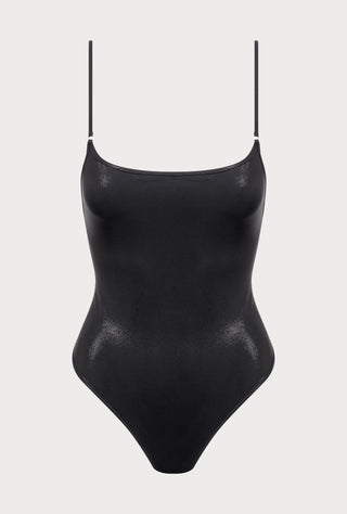 Minuit Black Thong Swimsuit