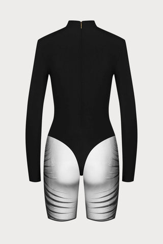 Nuit Fauve Long Sleeve Combi-Bodyshort