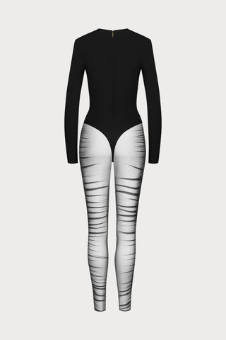 Nuit Fauve Long Sleeve Catsuit