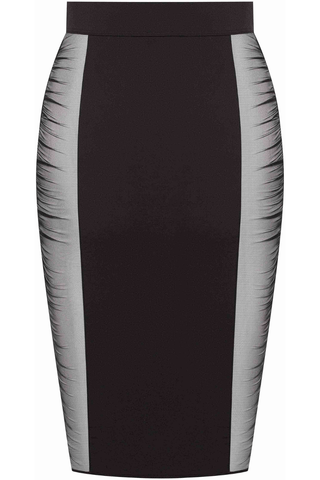 Maison Close Nuit Fauve Pencil Skirt Black