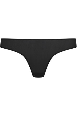 Maison Close Nuit Fauve Jersey Pleated Back Brief Black