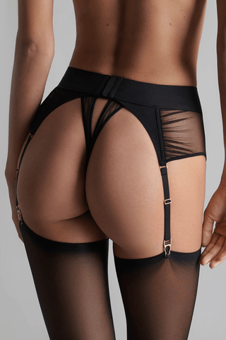 Maison Close Nuit Fauve Suspender Belt Black