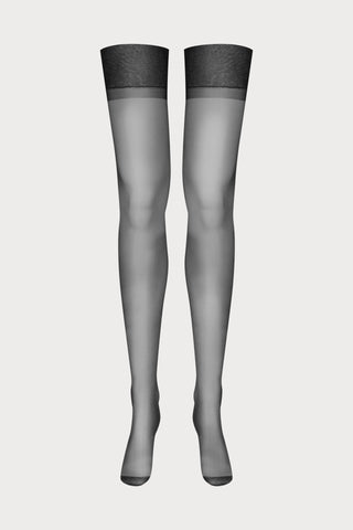 Maison Close Black Nylon Stockings 15 Denier