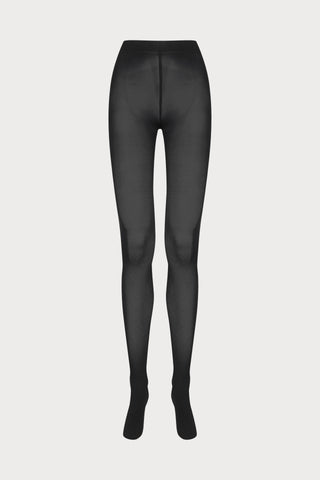 Maison Close Black Opaque Infinite Line Tights 60 Denier