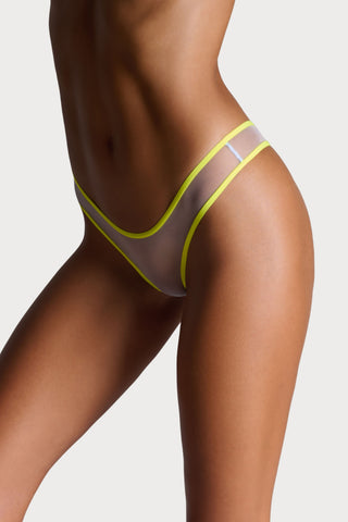Panorama Blue High Hips Thong
