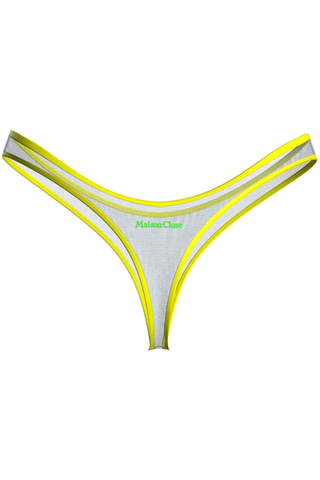 Panorama Blue High Hips Thong