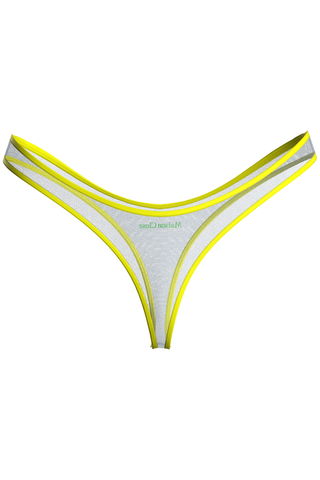 Panorama Blue High Hips Thong