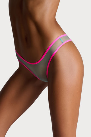 Panorama Turquoise High Hips Thong