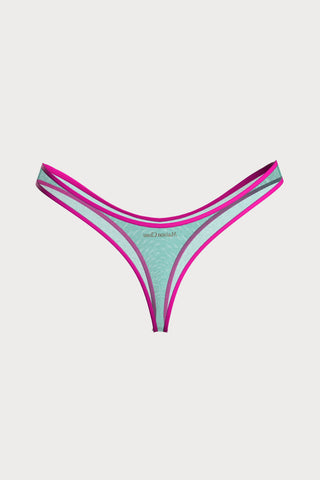 Panorama Turquoise High Hips Thong