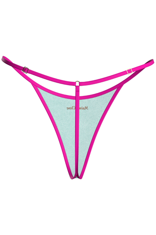Panorama Turquoise Micro Thong