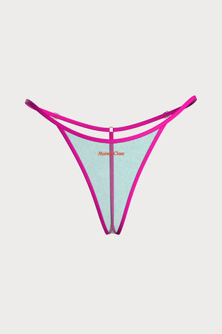 Panorama Turquoise Micro Thong