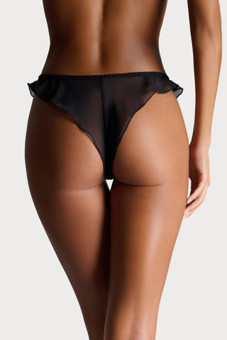 La Parisienne Black French Knicker